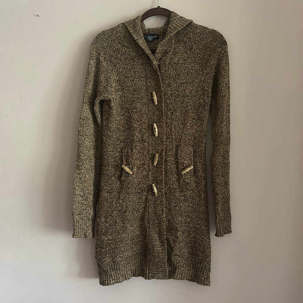 Takeout Brown Hooded Sweater